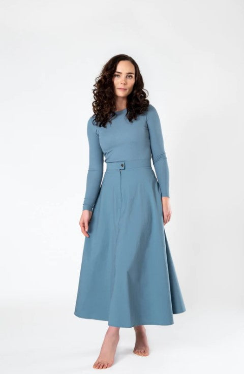 IN:05 CIRCLE MIDI SKIRT