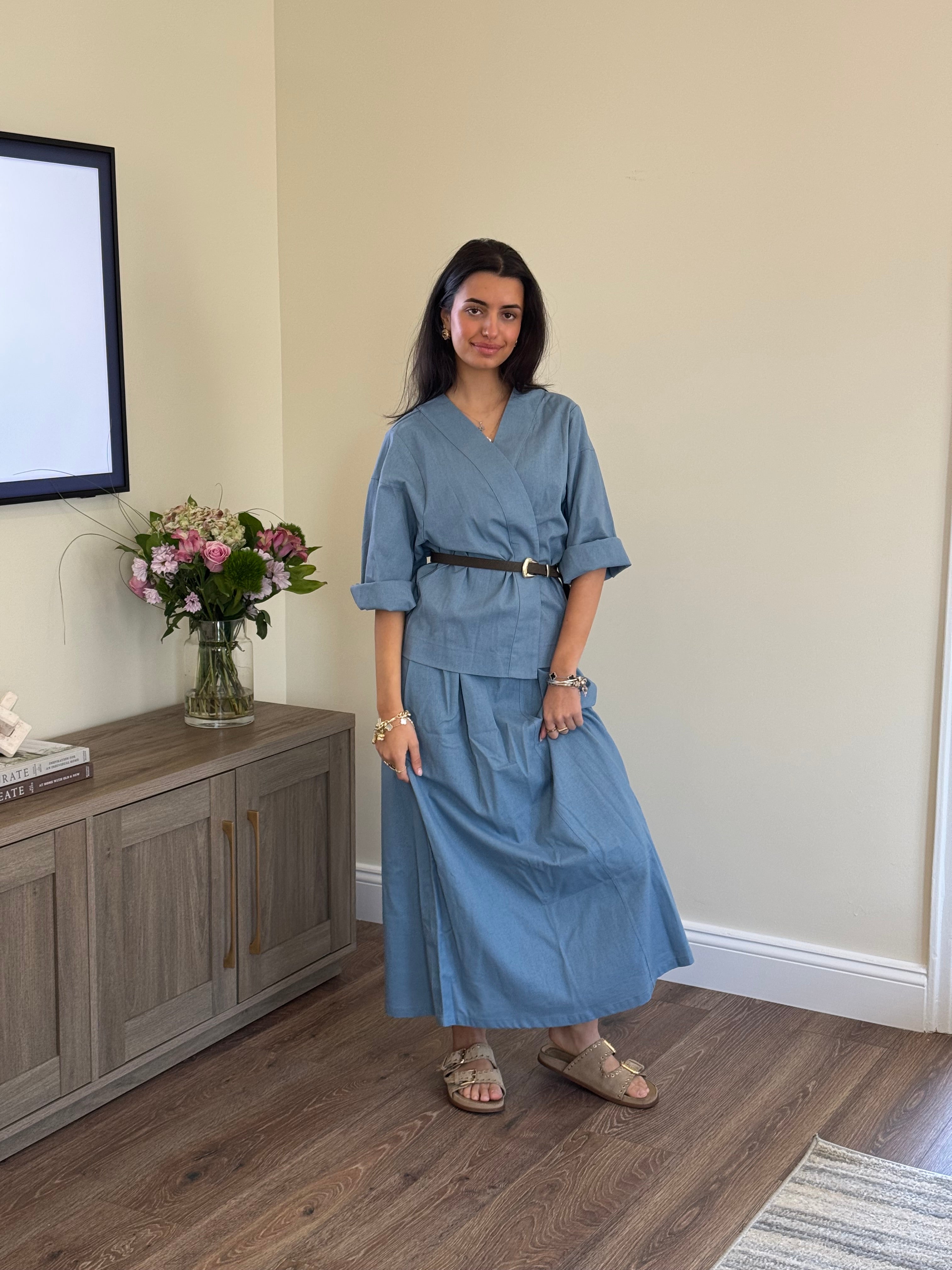 KUO Solid Linen Jumper