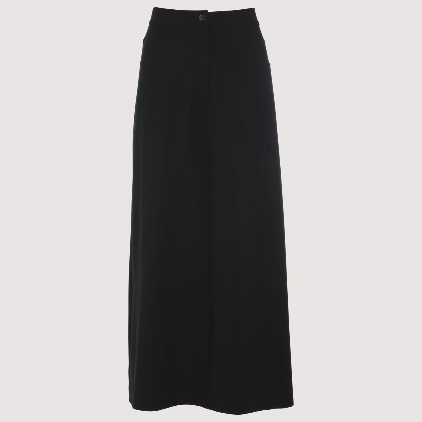 MODELLE KNIT MOCK DENIM MIDI SKIRT