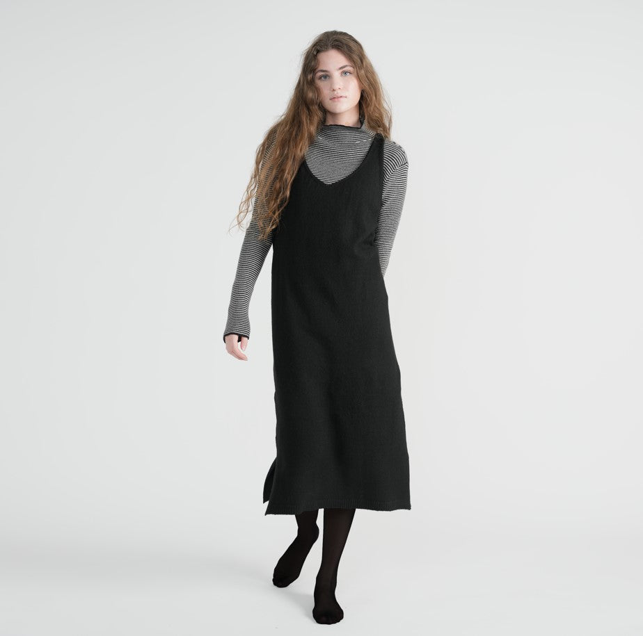 HARPER KNIT JUMPER W STRIPED TURTLENECK