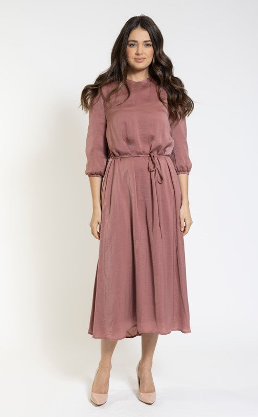 WEEKEND BASIC BACK-PULLSTRING DRESS