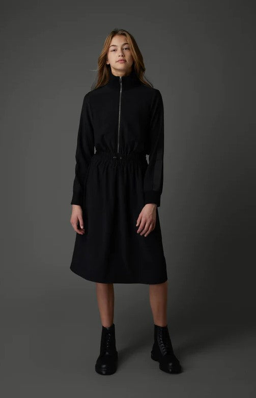 ZAIKAMOYA ZIP PULLSTRING DRESS