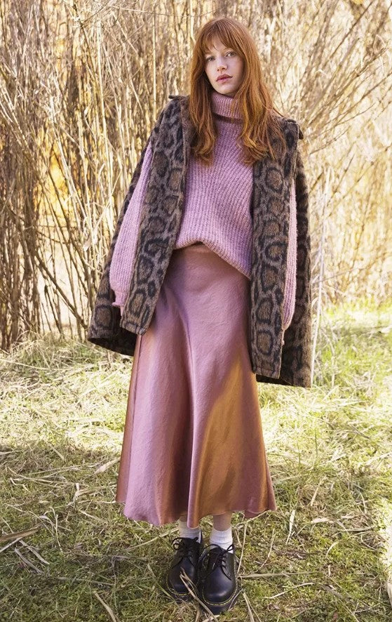 MOLLY BRACKEN SILKY SKIRT