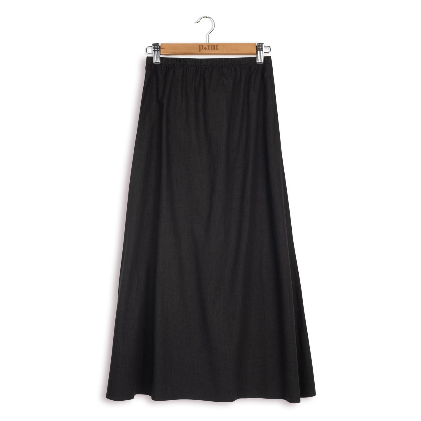 POINT LINEN ALINE MAXI SKIRT