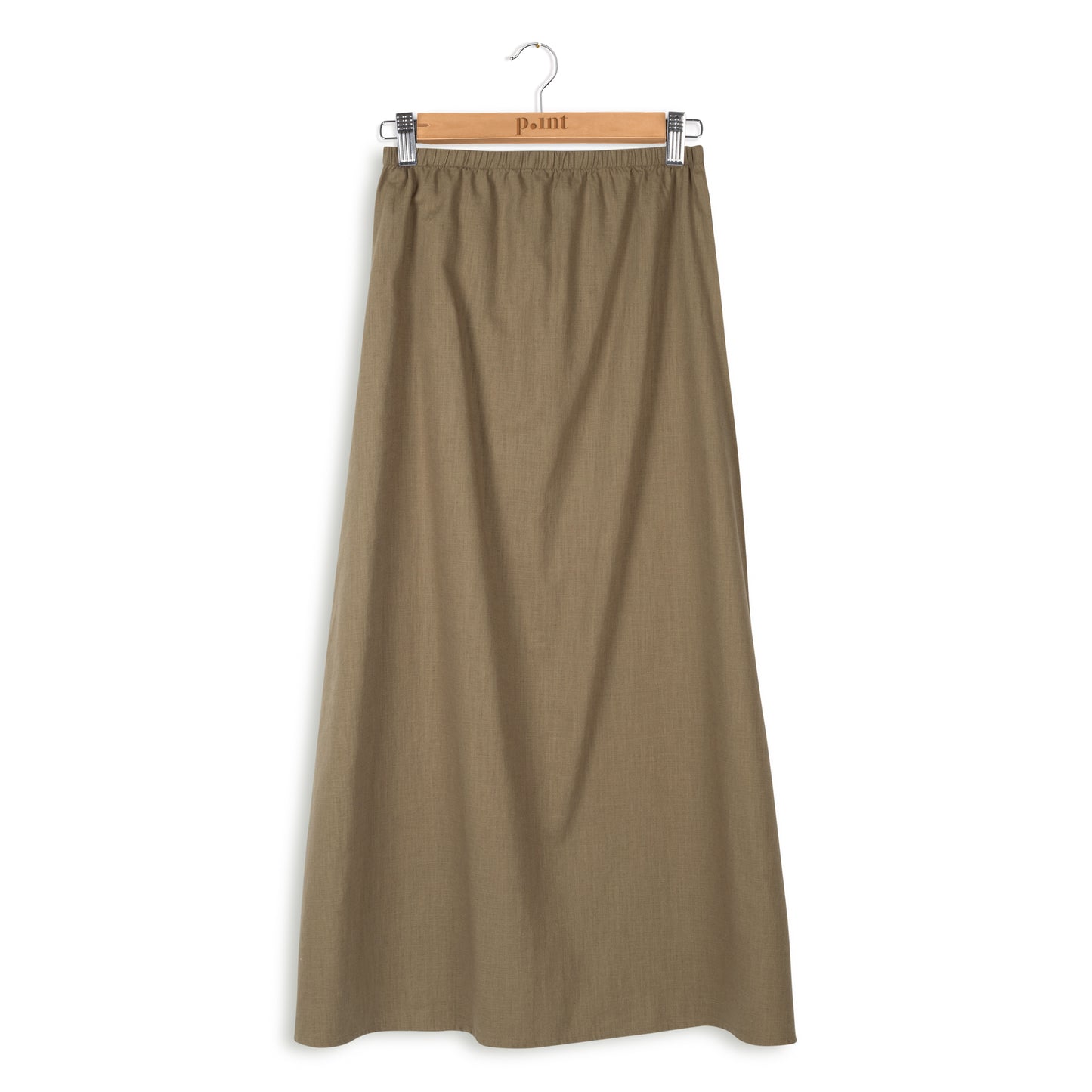 POINT LINEN ALINE MAXI SKIRT