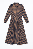 ALEXIS ROE PLAID SHIRTDRESS