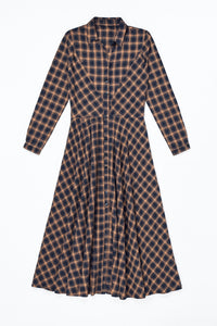 ALEXIS ROE PLAID SHIRTDRESS