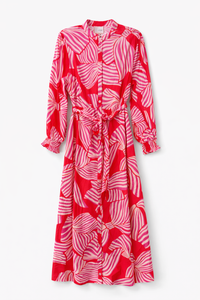 ATTIRE BOW PRINT DRESS