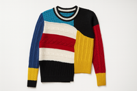 FRENCH MASON MULTICOLORED KNIT SWEATER