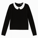 FRENCH MASON STUDDED COLLAR SWEATER