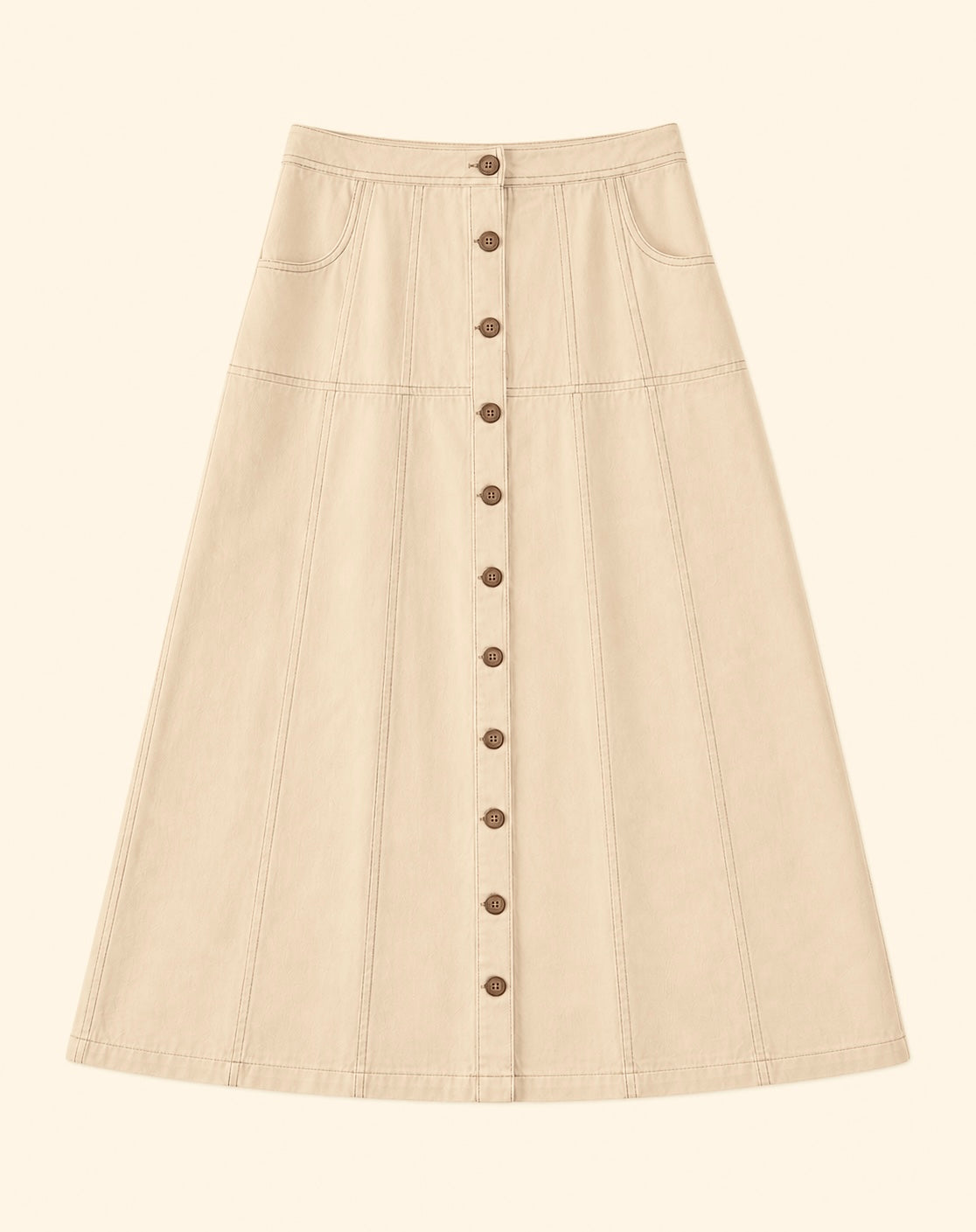 LILY AND LOLA CANVAS STITCH SKIRT
