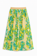 PARIS THREADS PRINTED PLEATED SKIRT