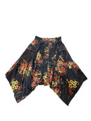 PARIS THREADS FLORAL ASYMMETRICAL TWO POCKET SKIRT
