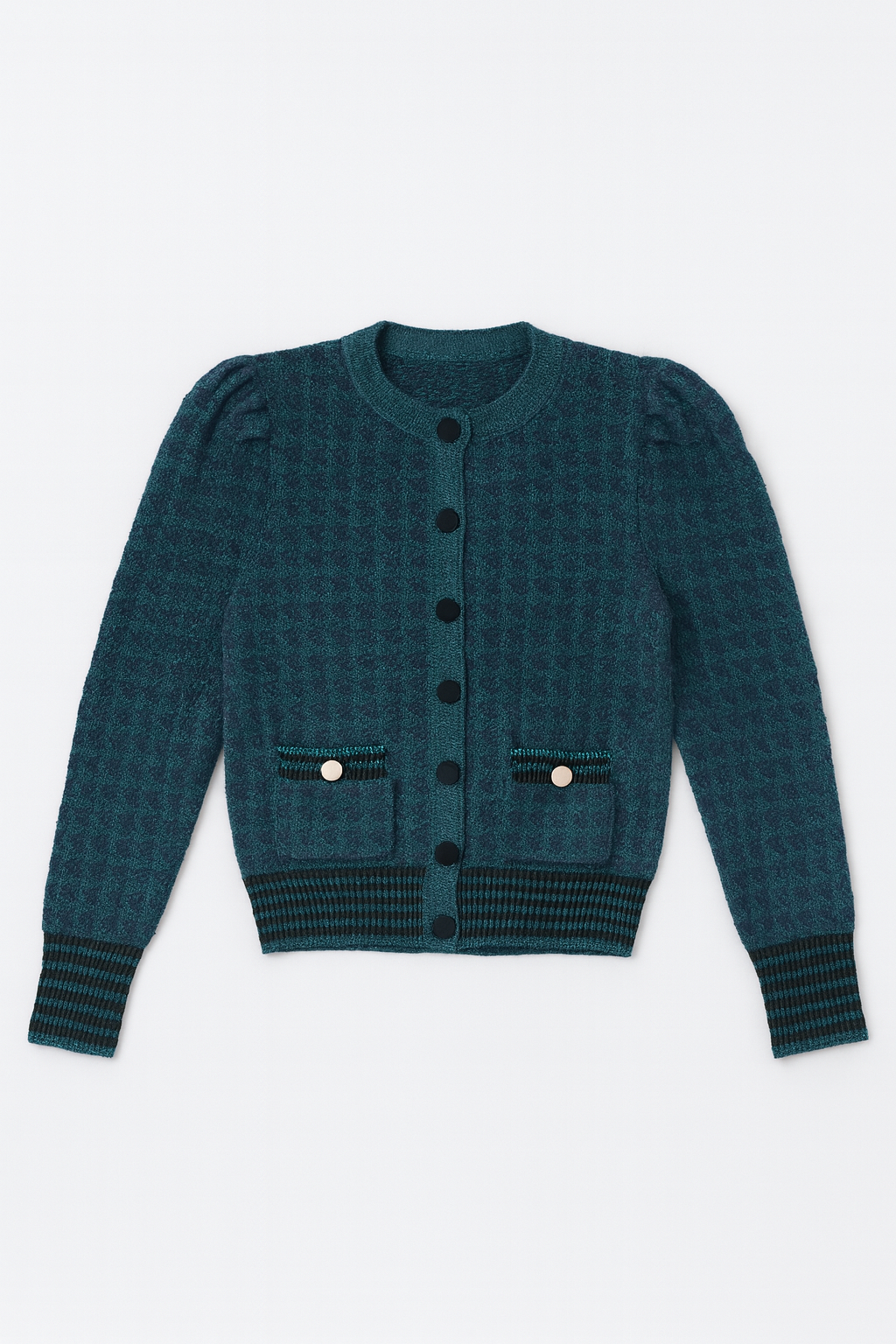 PARIS THREADS SHIMMER BUTTONDOWN TOP