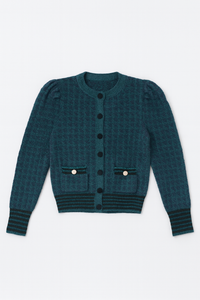 PARIS THREADS SHIMMER BUTTONDOWN TOP