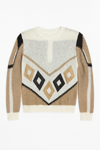 WRONG SIDE OF RIGHT DIAMOND DESIGN CROCHET TOP