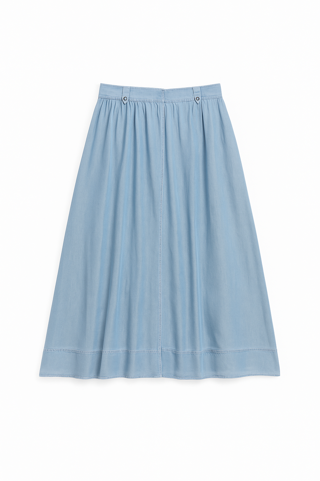 WRONG SIDE OF RIGHT CHAMBRAY OVERLAY SKIRT