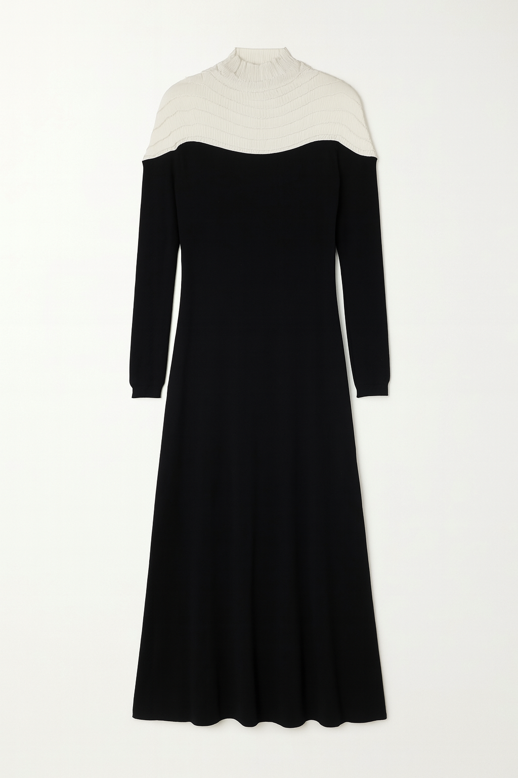 WRONG SIDE OF RIGHT RUFFLE TOP KNIT DRESS