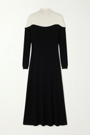 WRONG SIDE OF RIGHT RUFFLE TOP KNIT DRESS