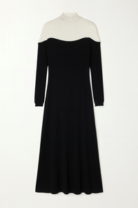 WRONG SIDE OF RIGHT RUFFLE TOP KNIT DRESS