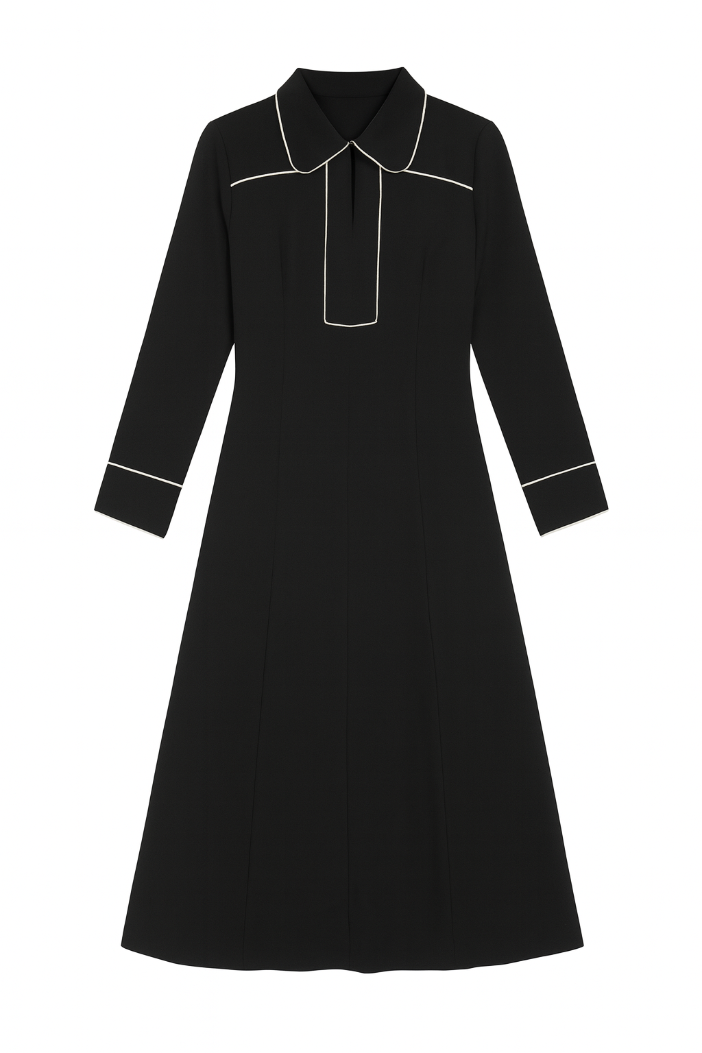 MADISON YOUNG LARGE PLEAT ZIP-UP DRESS