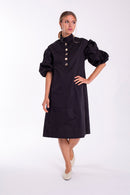 MAPLE & CLIFF MULTI BUTTON SHIRT DRESS