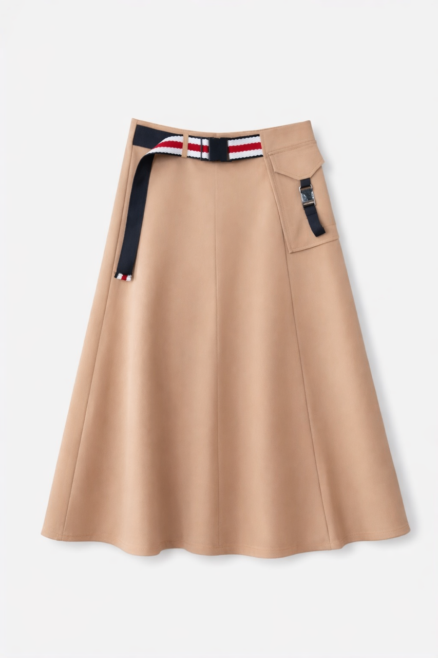 BA6 ALINE BUCKLE SKIRT