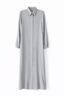 LATITUDE RELAXED SHIRTDRESS w/ ELASTIC CUFF