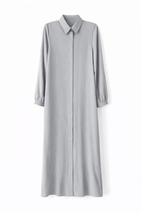 LATITUDE RELAXED SHIRTDRESS w/ ELASTIC CUFF