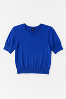 CONCEPT Basic Smooth Jersey Knit Shortsleeve Sweater