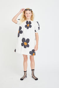 PORTER RUFFLE SLEEVE FLORAL DRESS