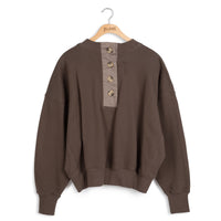 POINT SWEATS BUTTON TOP