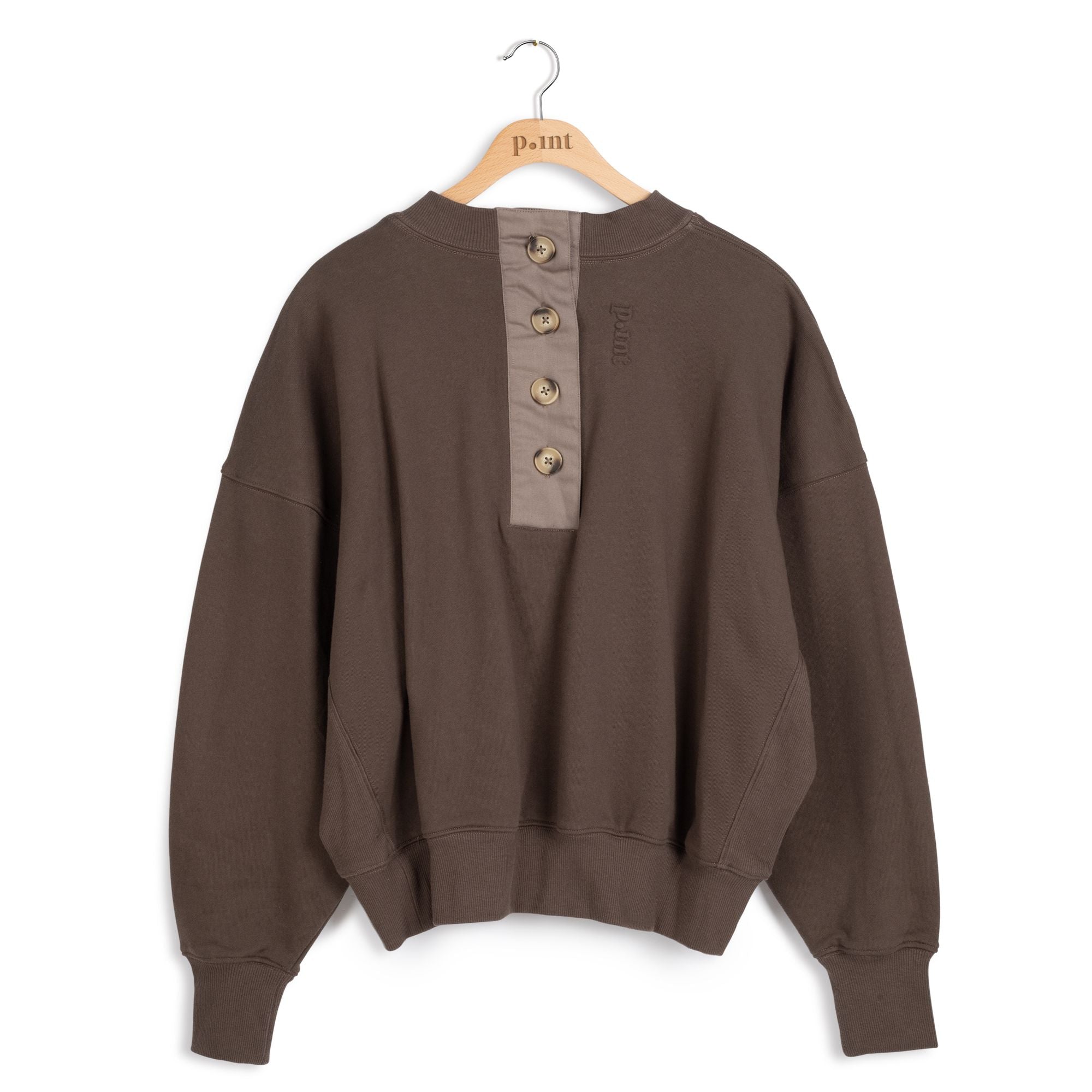 POINT SWEATS BUTTON TOP