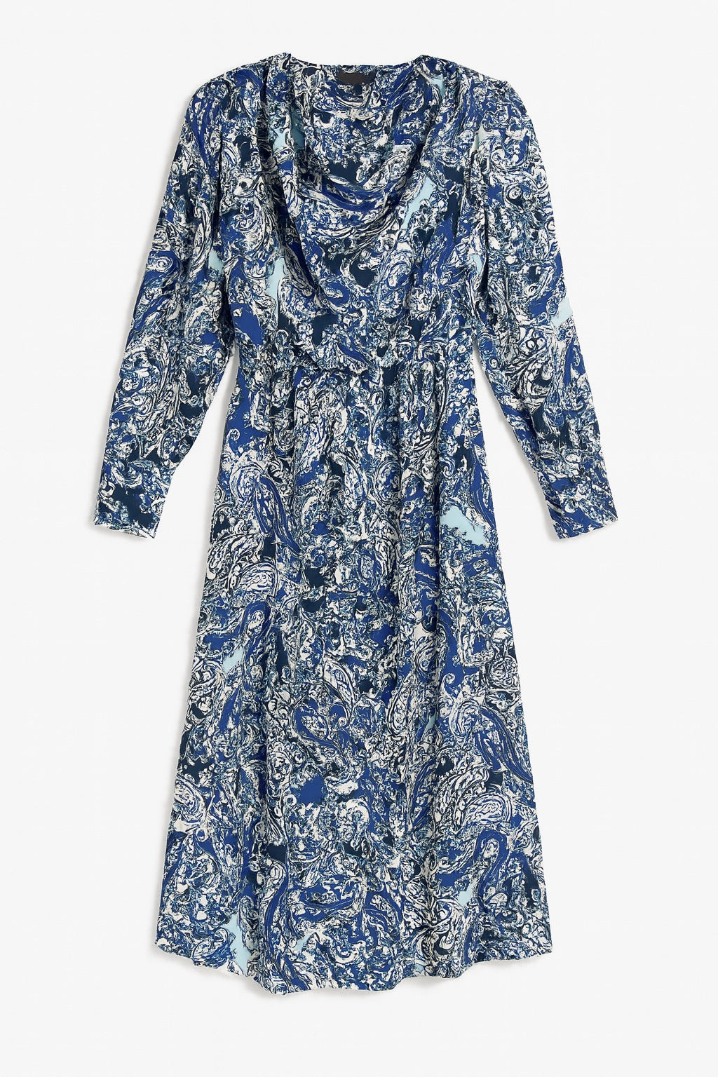 QUI PRIVE PAISLEY PRINTED BELTED DRESS