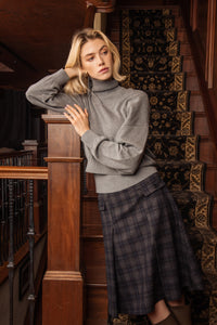 NUE ELYRE POCKET PLAID SHORT SKIRT