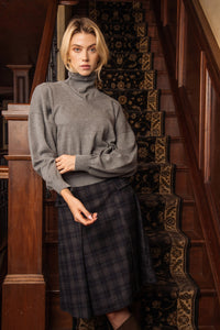 NUE ELYRE POCKET PLAID SHORT SKIRT