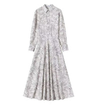 IN:05 AIRY FLORAL PRINTED DRESS W COLLAR