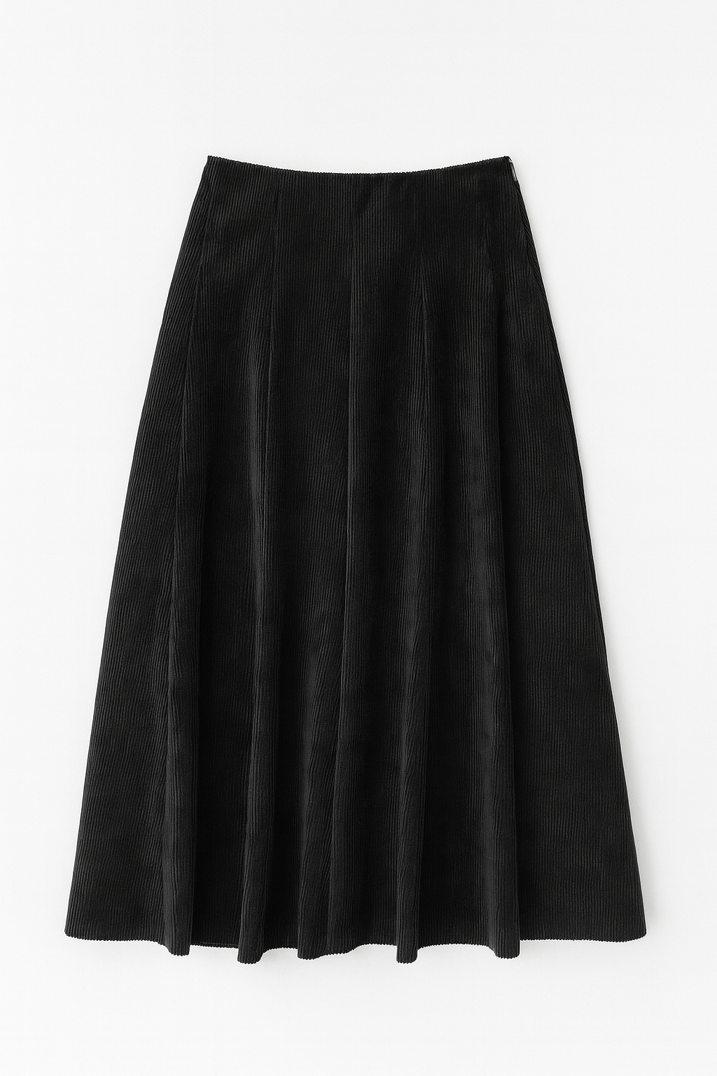 ALINE APPAREL CORDUROY PANEL SKIRT