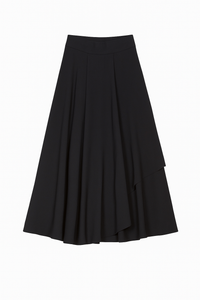 CARLUCCI CHIFFON LARGE PLEAT SKIRT