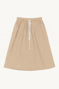 GINGER STRIPE SKIRT W ROPE DRAWSTRING