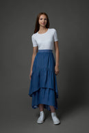 ZAIKAMOYA LAYERED SKIRT