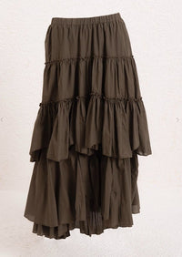BSL RUFFLE TIERED SKIRT