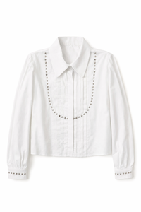 BARELLI ORGANZA TOP W STONES