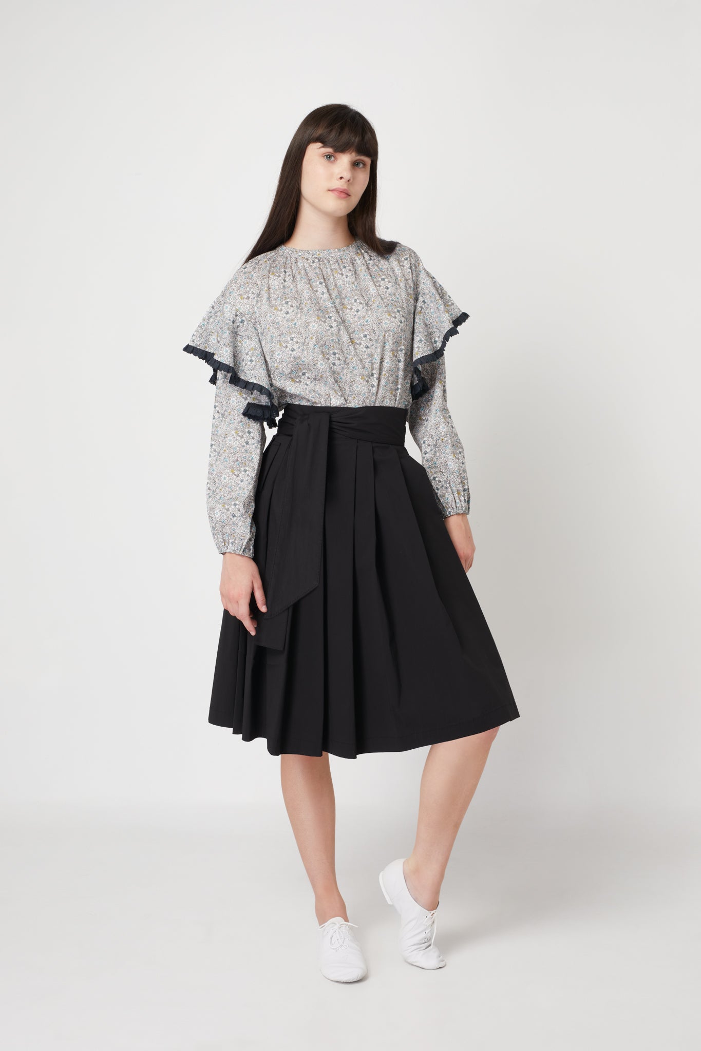 ELLE OH ELLE FLOWER PRINT TOP