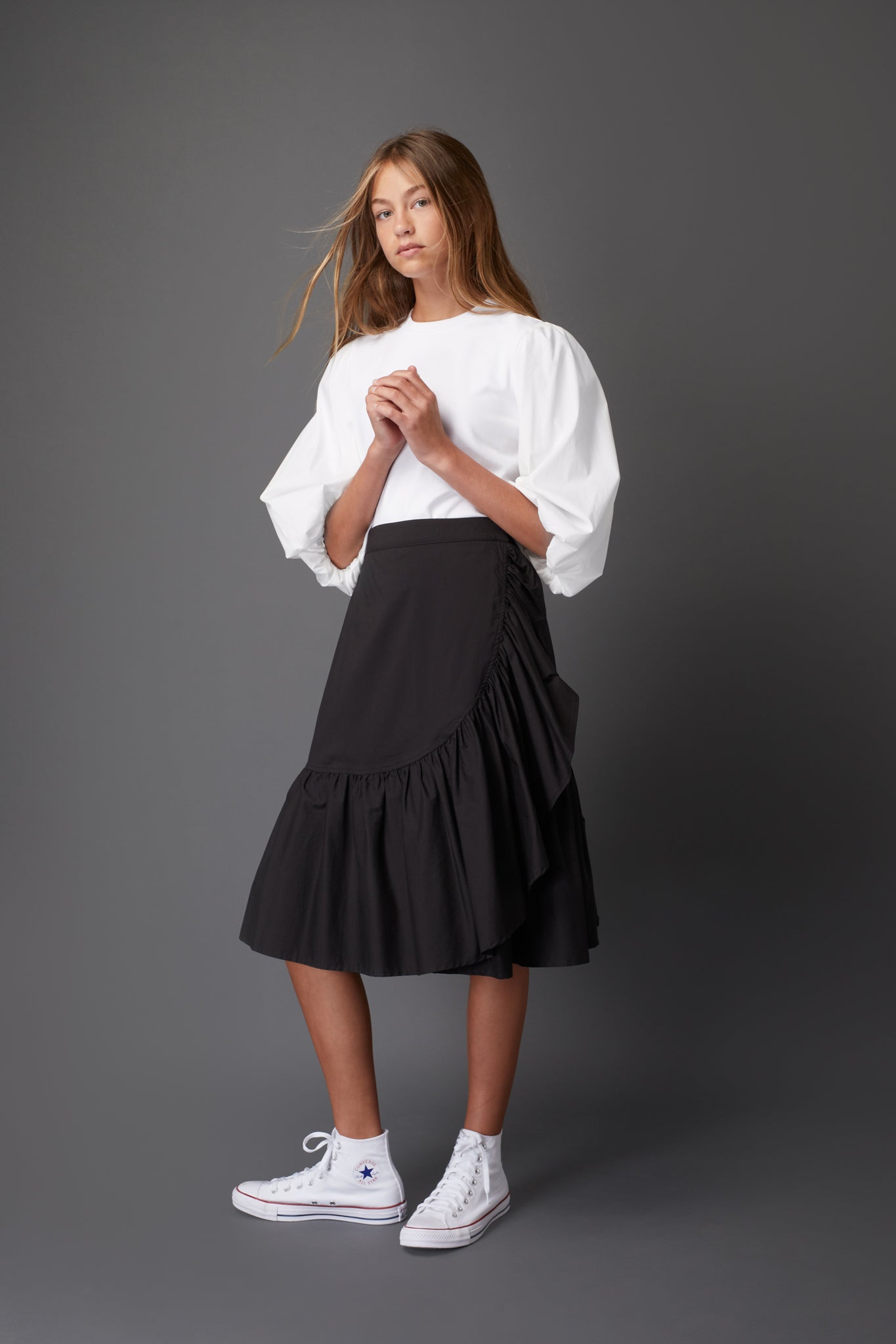 ZAIKAMOYA PUFF SLEEVES TOP