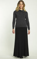 BA6 FLAT COLLAR METALLIC TOP