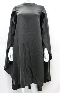 METALLIC CAPE DRESS