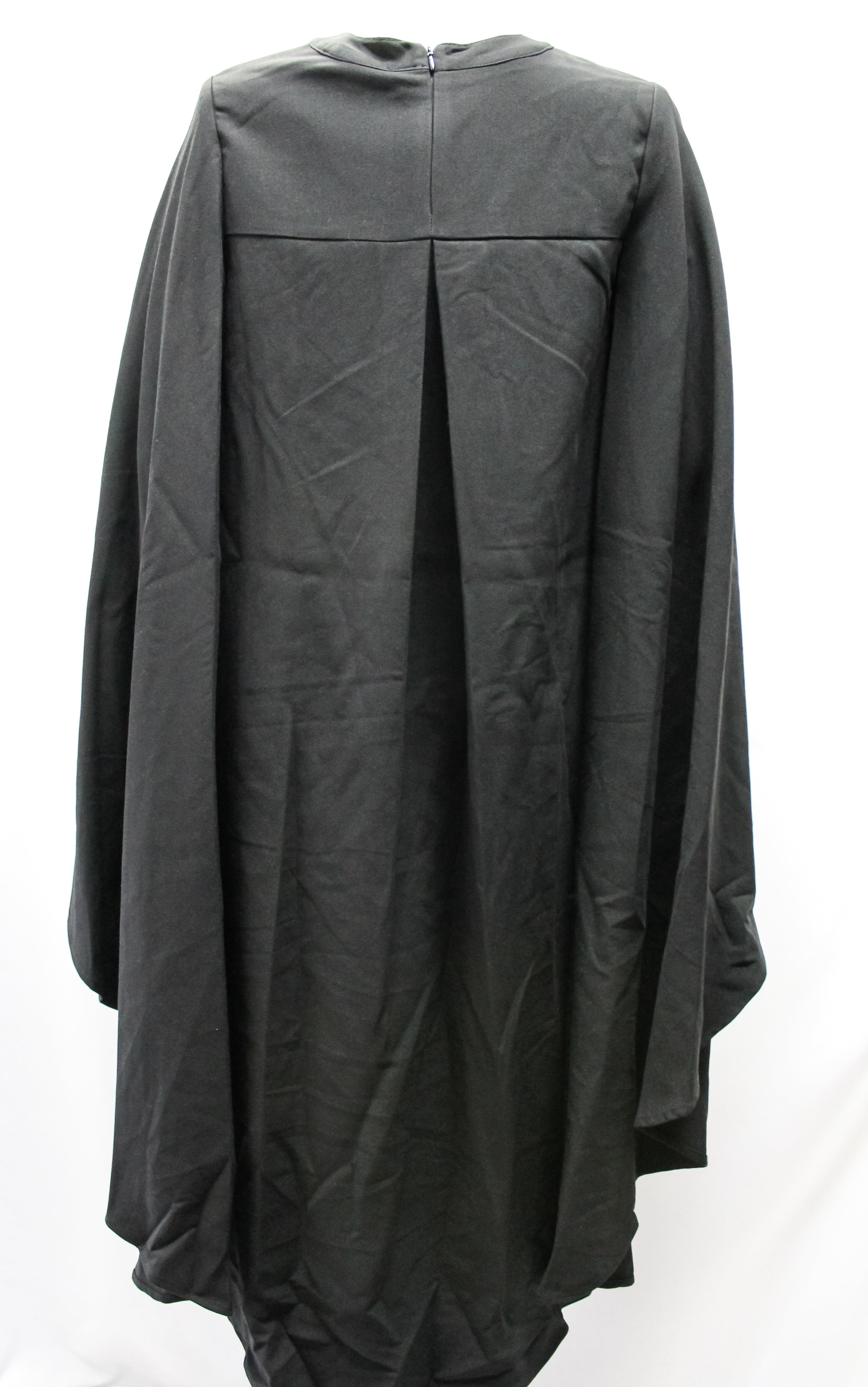 METALLIC CAPE DRESS