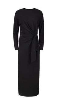POINT SIDE TIE DRESS