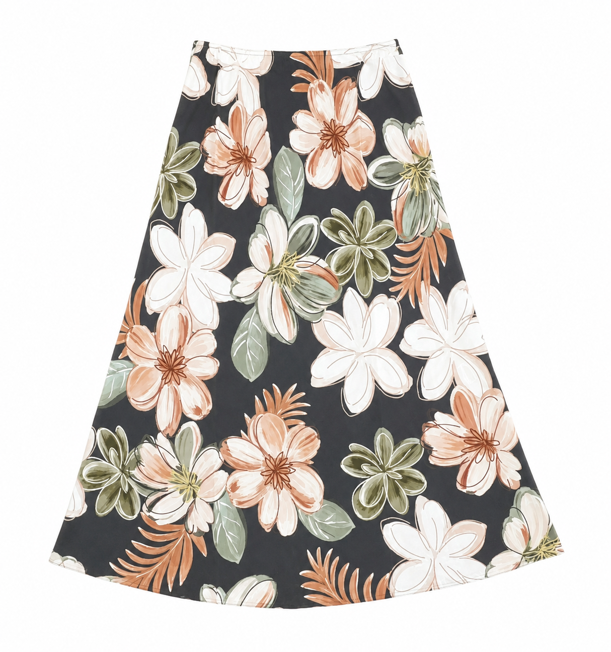 MILIO MILANO BAHAMA FLORAL SLIP SKIRT